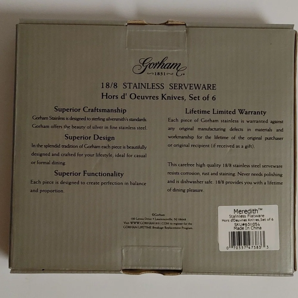 Gorham nib meredith